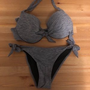Grey h&m bathing suit